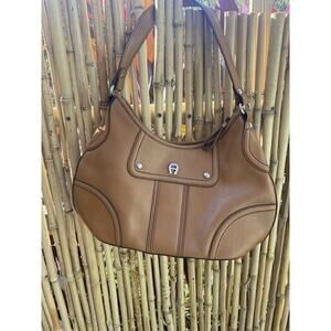 Ettinger Aigner Leather Purse Classic Shoulder Bag Scottsdale Collection